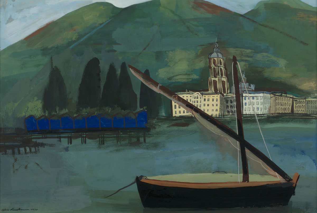 Felix Nussbaum. &quot;Shore at Rapallo&quot;