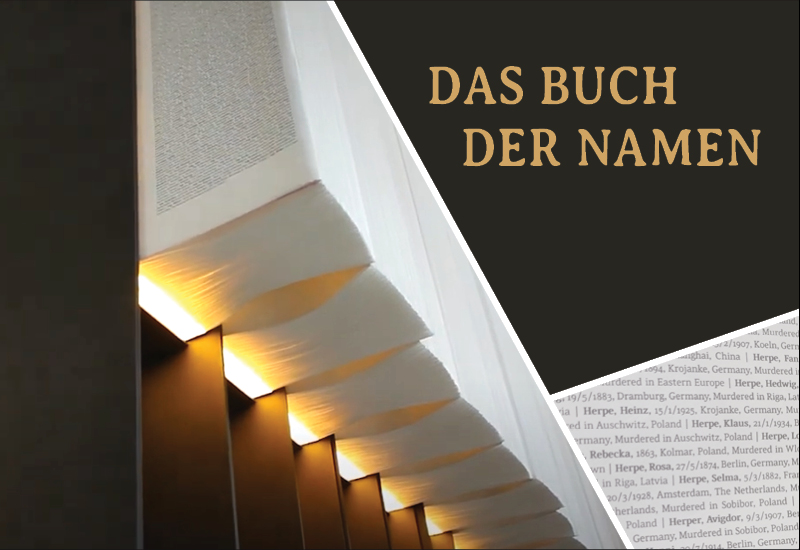 Das Buch der Namen – Neu in Yad Vashem