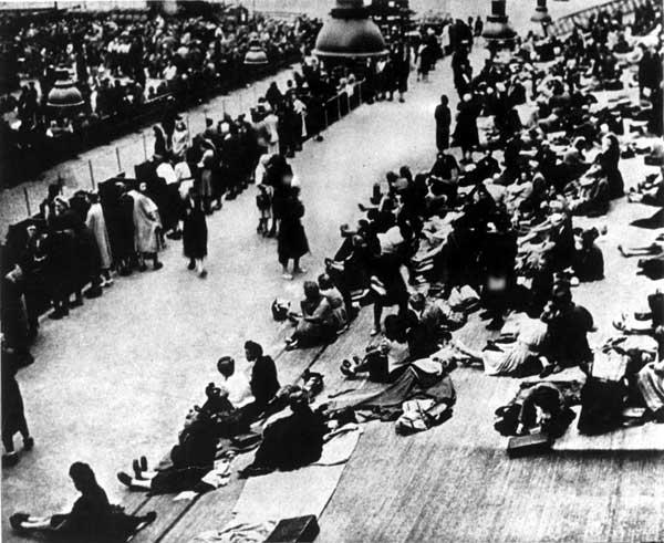 The sports stadium Velodrome d’Hiver, Paris, where thousands of Jews were detained for days without provisions before their deportation, July 1942