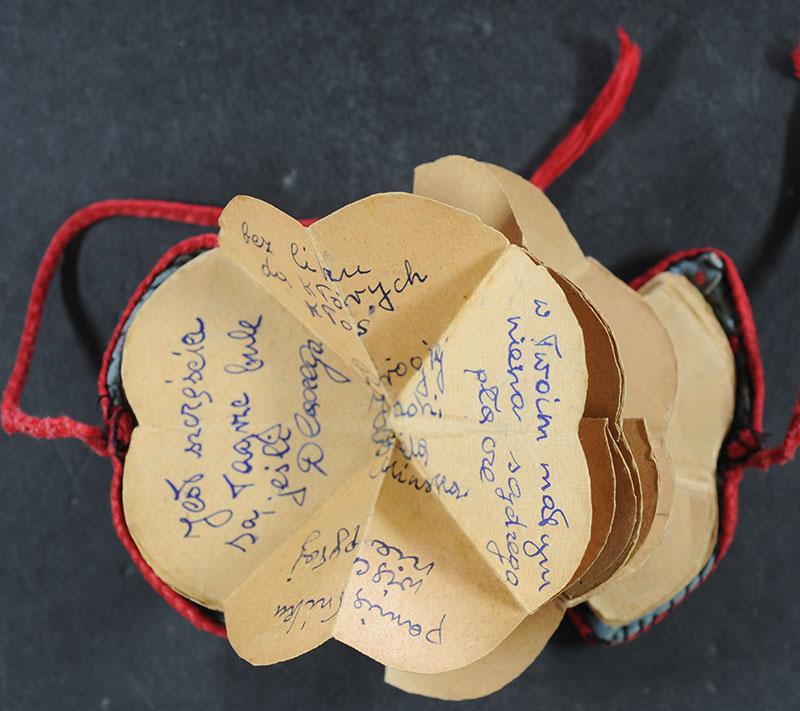 The album that the other camp inmates made Yochit for her birthday